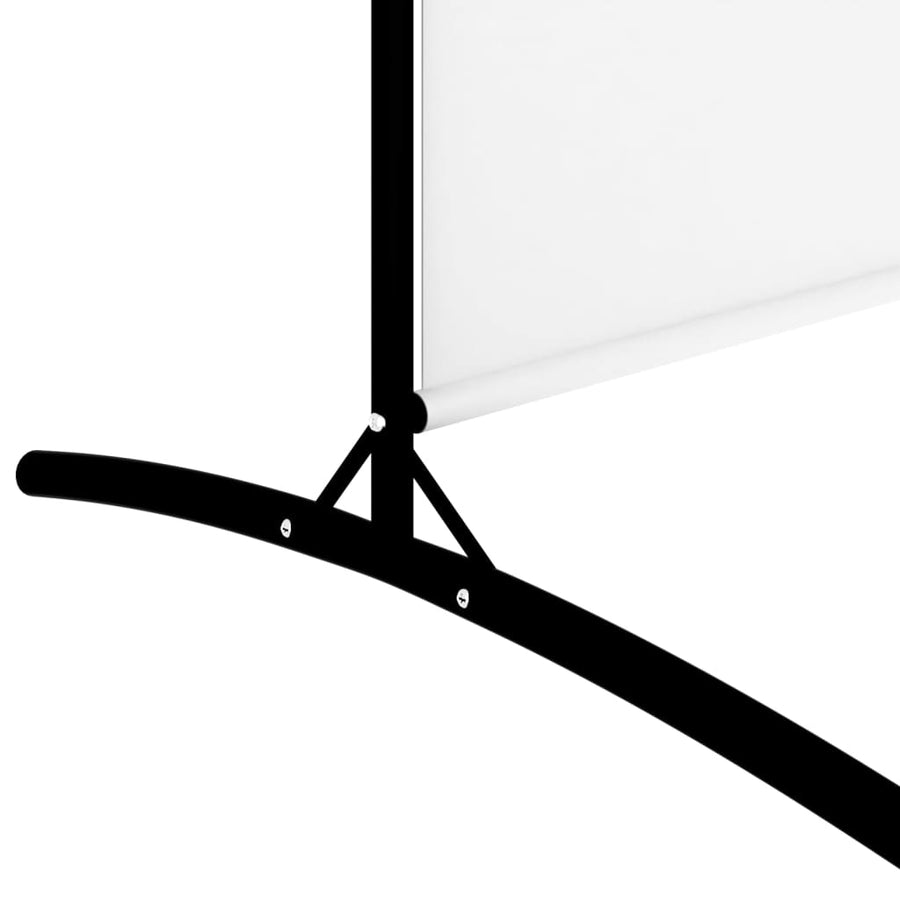 Kamerscherm Met 5 Panelen Stof 433 x 180 cm Wit