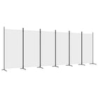 Kamerscherm 520x180 cm stof wit