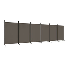 Kamerscherm Met 6 Panelen Stof Kleurig 520 x 180 cm Antraciet
