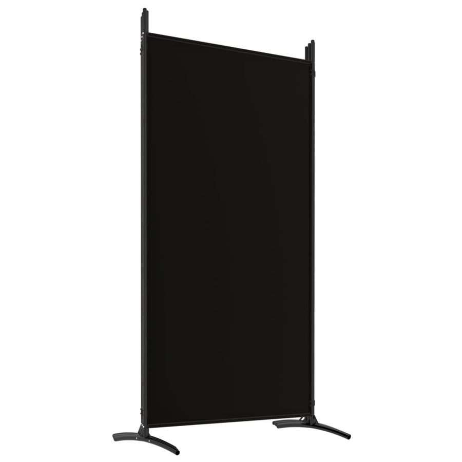 Kamerscherm Met 6 Panelen Stof 520 x 180 cm Zwart