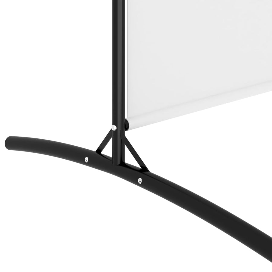 Kamerscherm Met 2 Panelen Stof 348 x 180 cm Wit