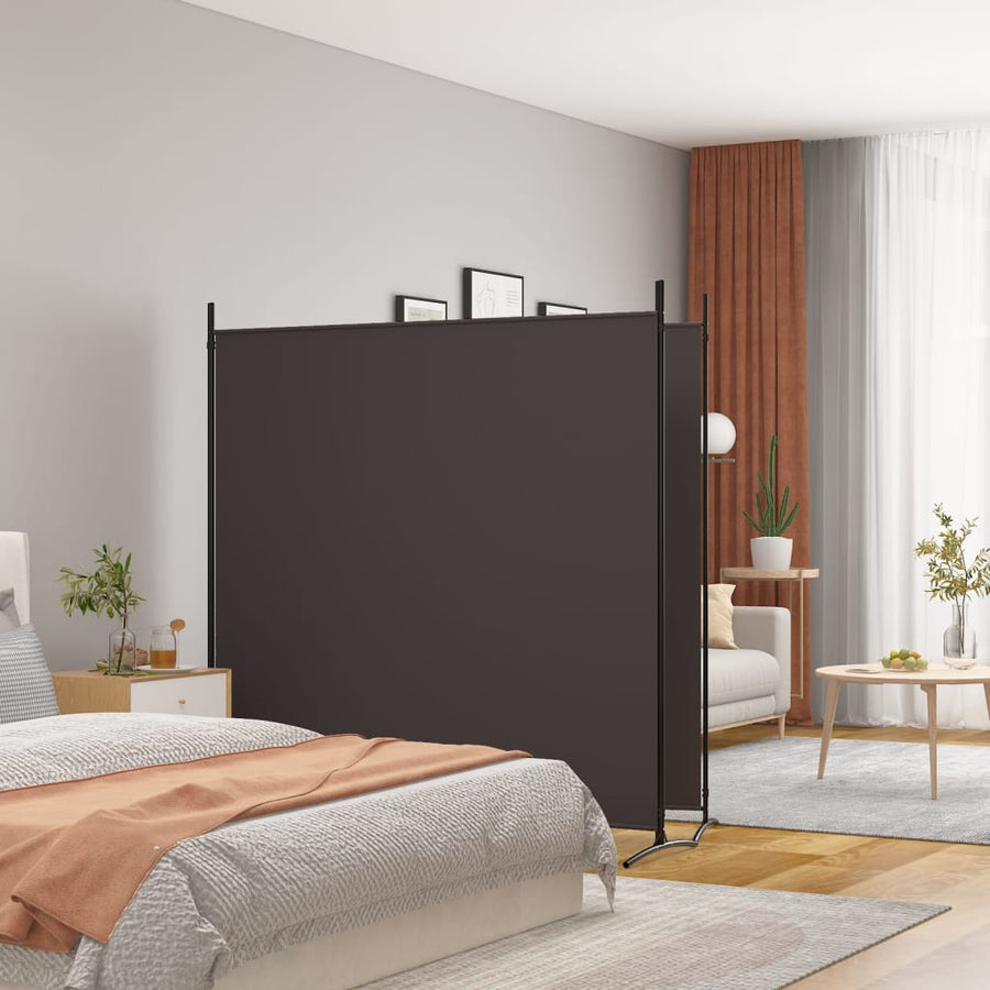 Kamerscherm Met 3 Panelen 525X180 Cm Stof Wit