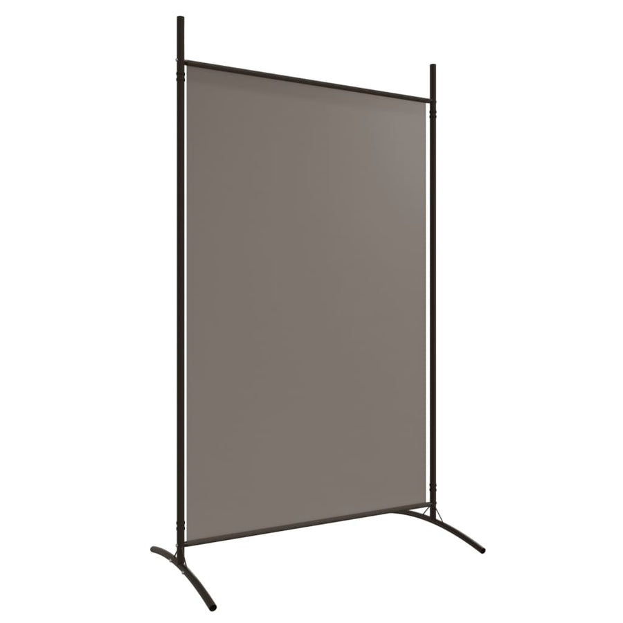 Kamerscherm met 2 panelen 346x180 cm stof antracietkleurig 348 x 180 cm Antraciet