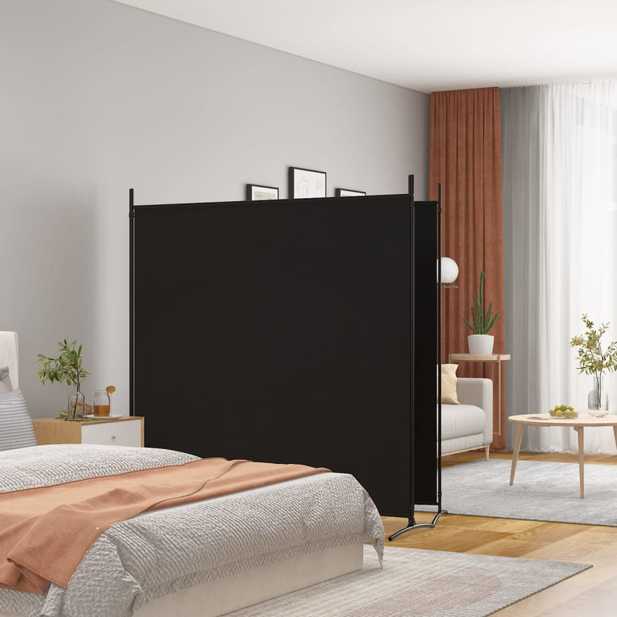Kamerscherm Met 3 Panelen 525X180 Cm Stof Wit