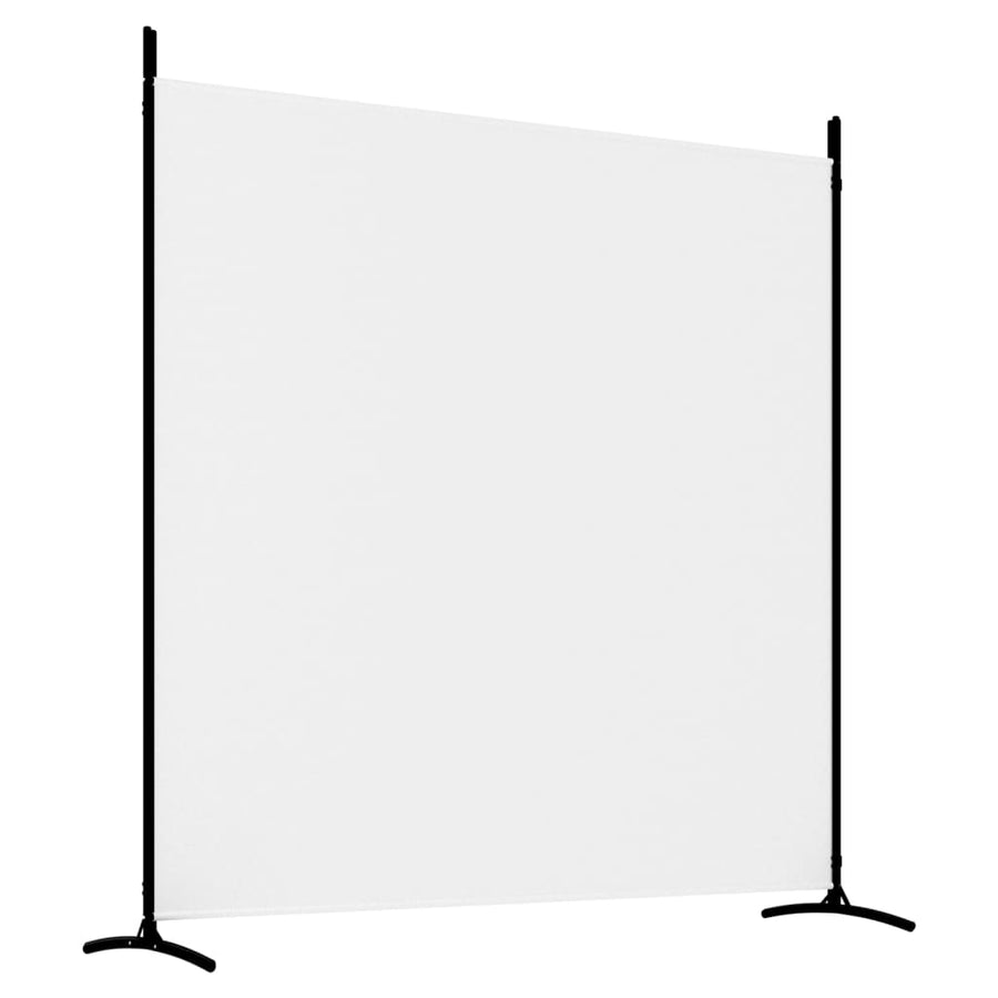 Kamerscherm Met 3 Panelen Stof 525 x 180 cm Wit