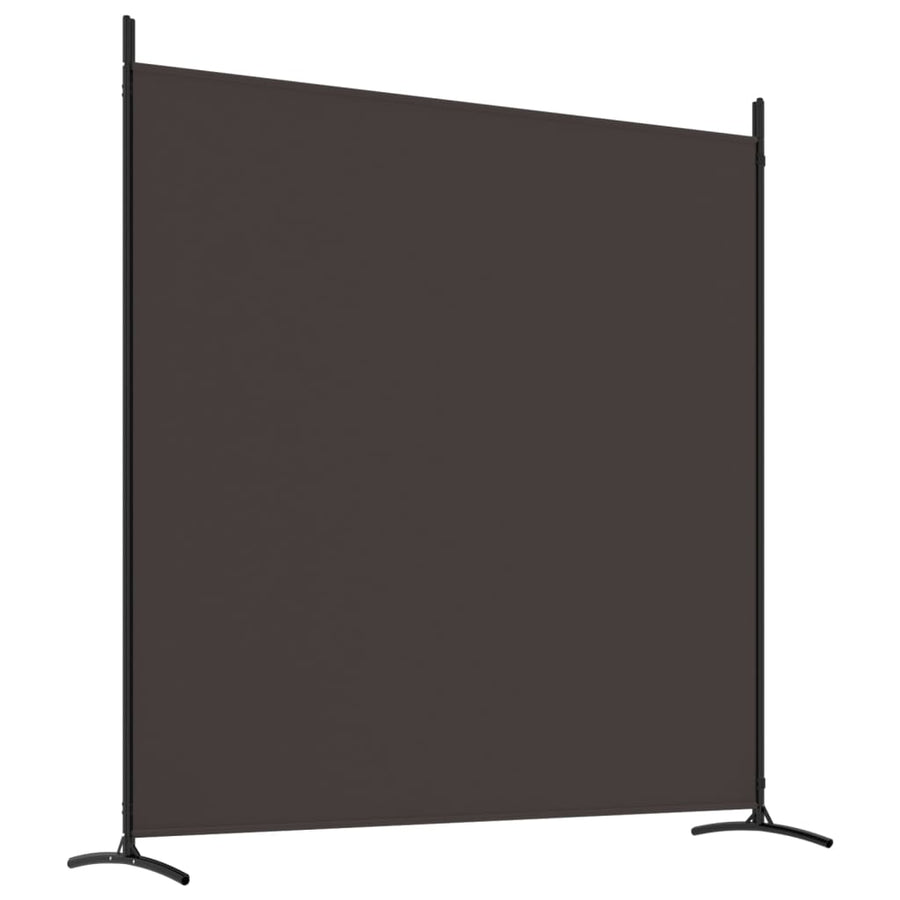 Kamerscherm met 3 panelen 525x180 cm stof bruin 525 x 180 cm Bruin