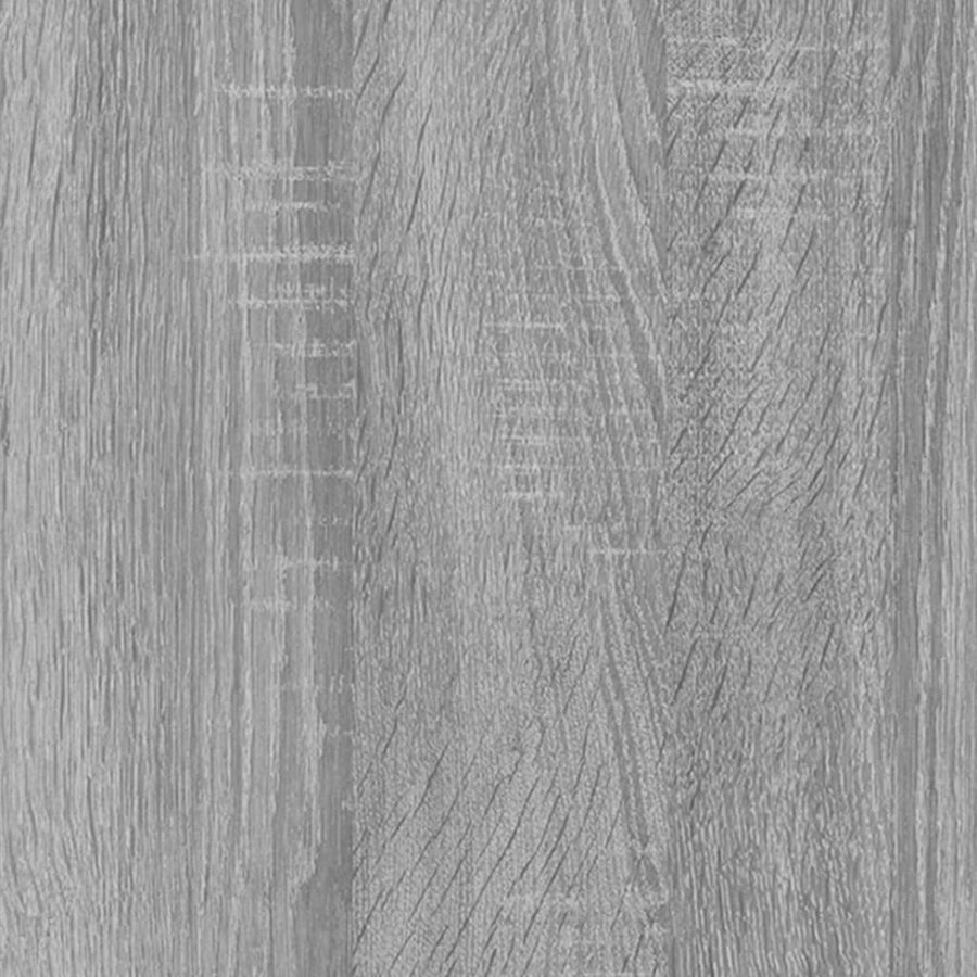 Tv-Meubel Bewerkt Hout En Staal Eiken 40 x 33 x 41 cm Grijs sonoma