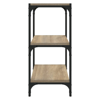 Boekenkast 40X33X70,5 Cm Bewerkt Hout En Staal Sonoma Eiken