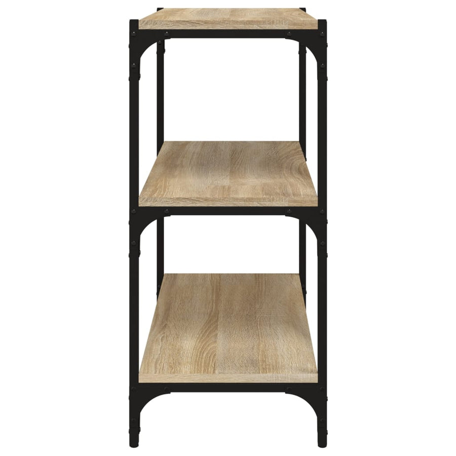 Boekenkast 60X33X70,5Cm Bewerkt Hout En Staal Kleur 60 x 33 x 70.5 cm Sonoma eiken