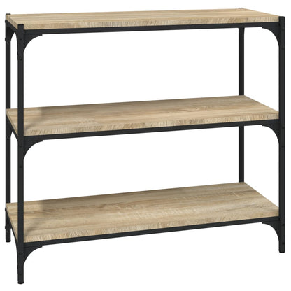 Boekenkast 80X33X70,5 Cm Hout En Staal Kleur 80 x 33 x 70.5 cm Sonoma eiken