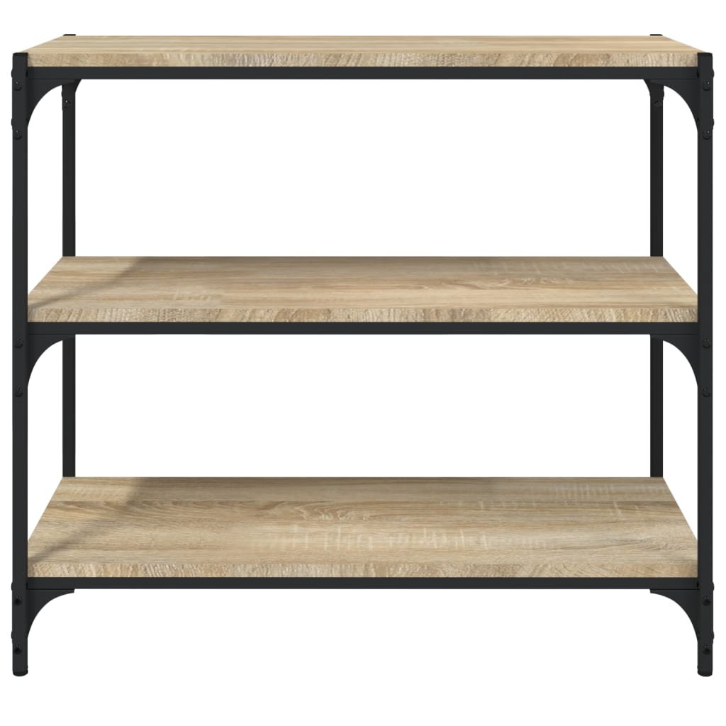 Boekenkast 80X33X70,5 Cm Hout En Staal Kleur 80 x 33 x 70.5 cm Sonoma eiken