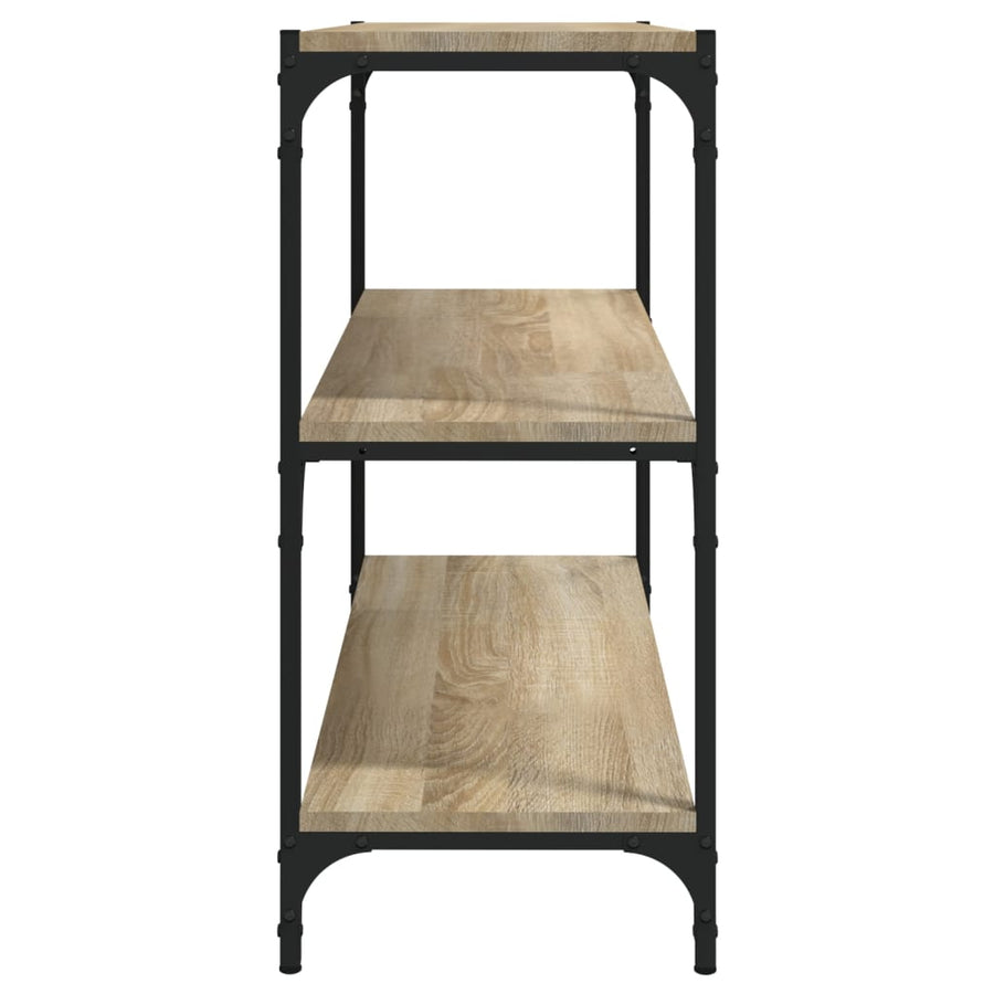 Boekenkast 80X33X70,5 Cm Hout En Staal Kleur 80 x 33 x 70.5 cm Sonoma eiken