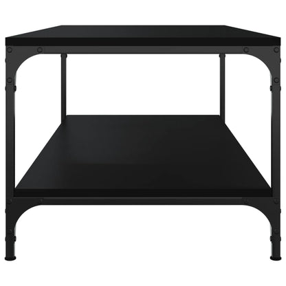 Salontafel 100x50x40 cm bewerkt hout zwart eikenkleurig