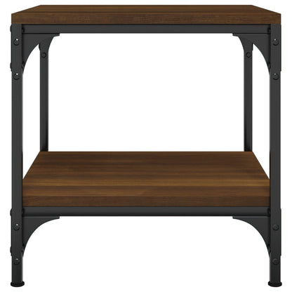 Bijzettafels Bewerkt Hout Bruineiken 2 40 x 40 x 40 cm bruin eikenkleur