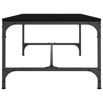 Salontafel Bewerkt Hout 1 100 x 50 x 35 cm Zwart