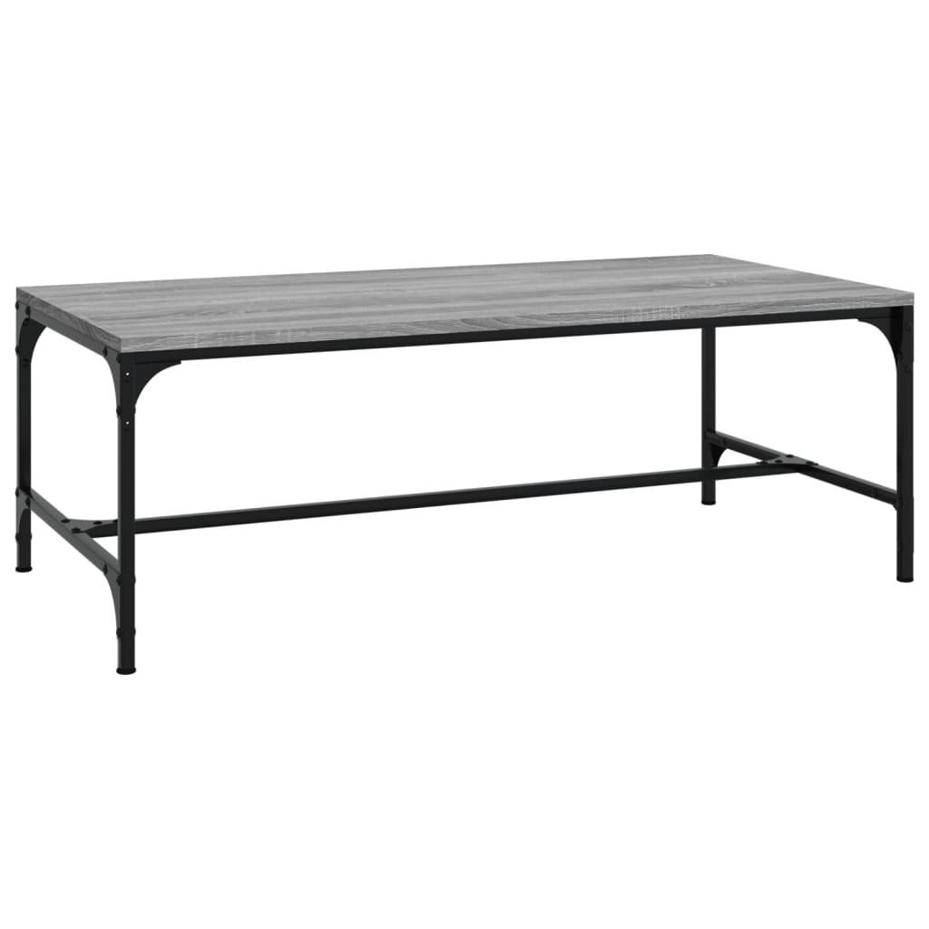Salontafel Bewerkt Hout 1 100 x 50 x 35 cm Grijs sonoma