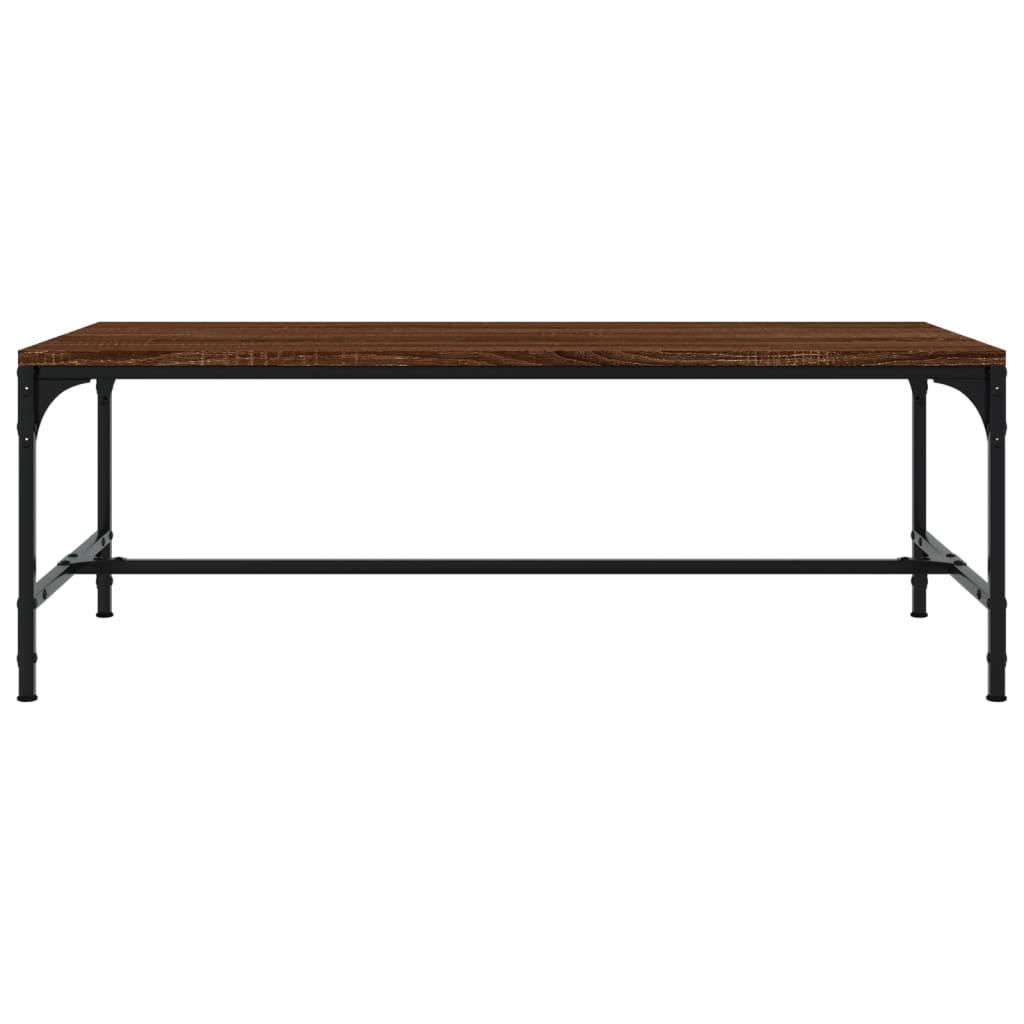 Salontafel Bewerkt Hout 1 100 x 50 x 35 cm bruin eikenkleur