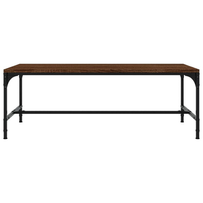 Salontafel Bewerkt Hout 1 100 x 50 x 35 cm bruin eikenkleur