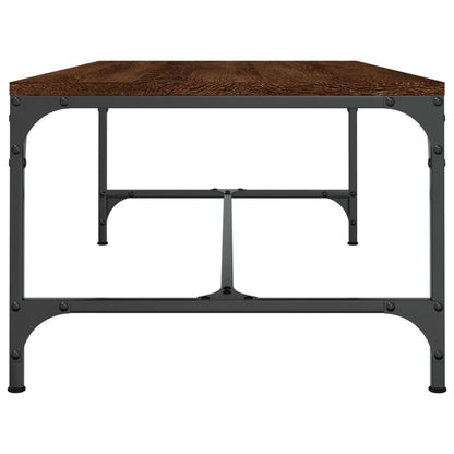 Salontafel Bewerkt Hout 1 100 x 50 x 35 cm bruin eikenkleur