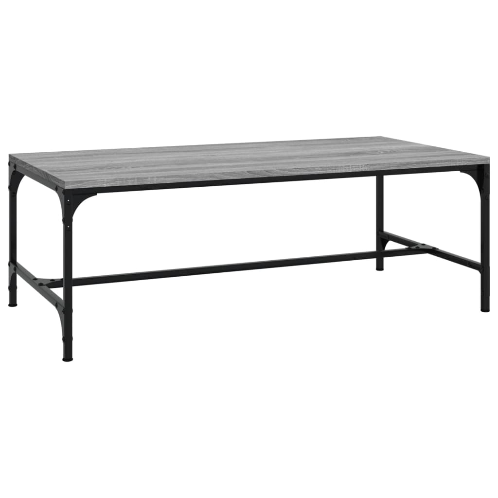 Salontafel Bewerkt Hout 1 80 x 50 x 35 cm Grijs sonoma