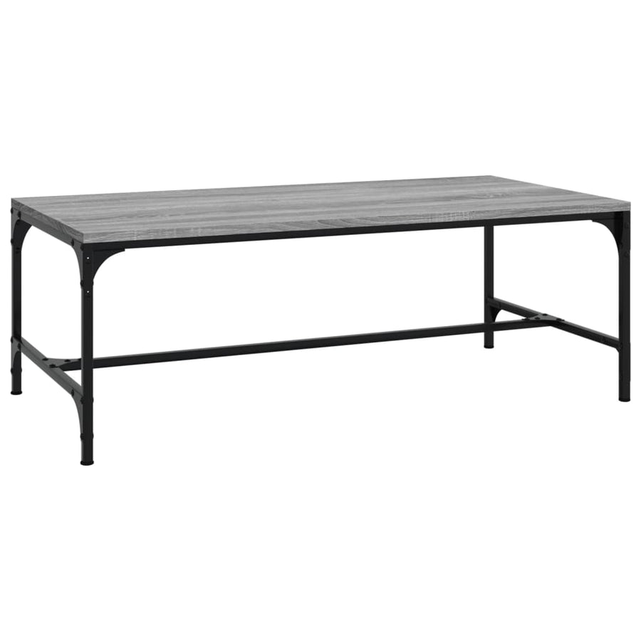 Salontafel Bewerkt Hout 1 80 x 50 x 35 cm Grijs sonoma