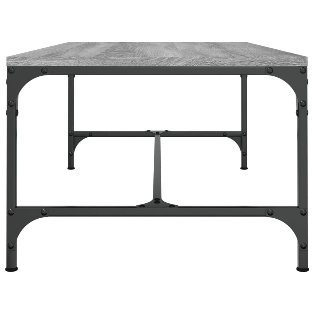 Salontafel Bewerkt Hout 1 80 x 50 x 35 cm Grijs sonoma