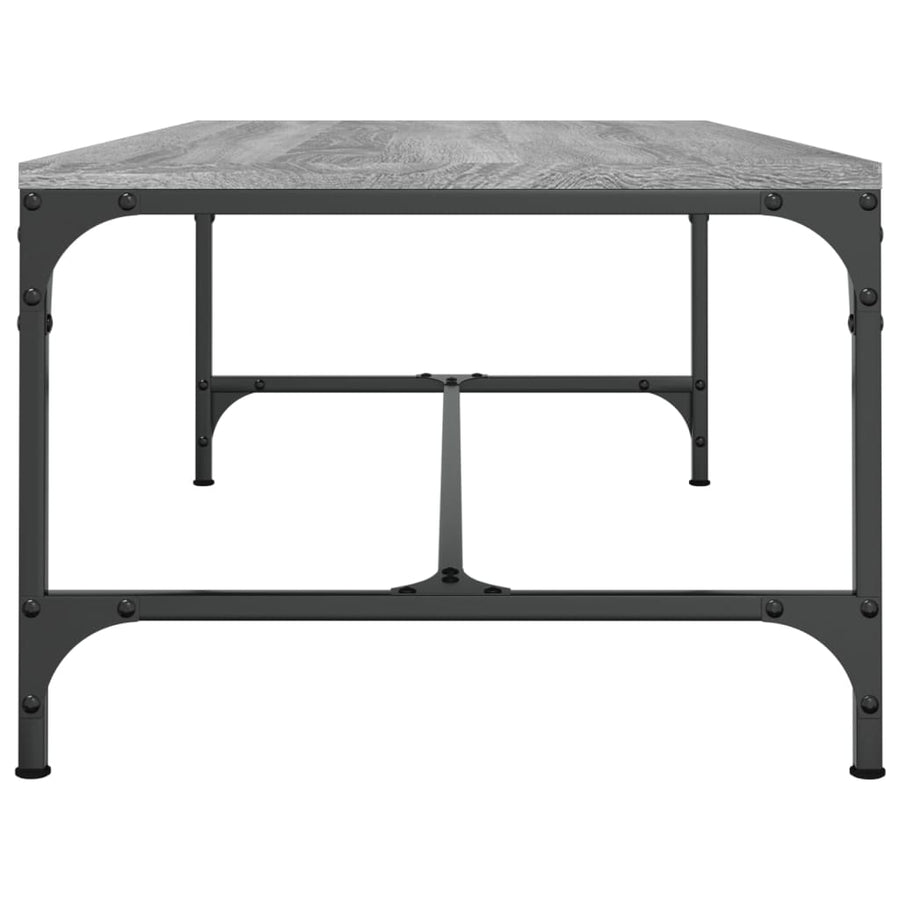 Salontafel Bewerkt Hout 1 80 x 50 x 35 cm Grijs sonoma