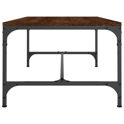 Salontafel 80x50x35 cm bewerkt hout bruin eikenkleur