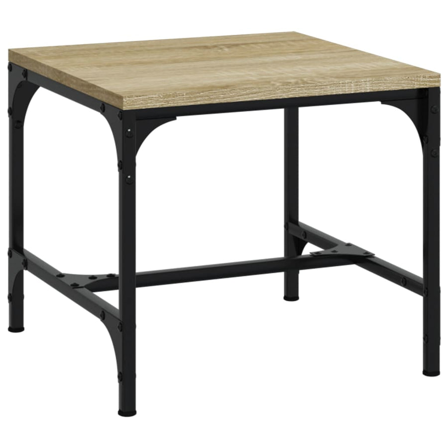 Bijzettafels Bewerkt Hout Kleurig 2 40 x 40 x 35 cm Sonoma eiken