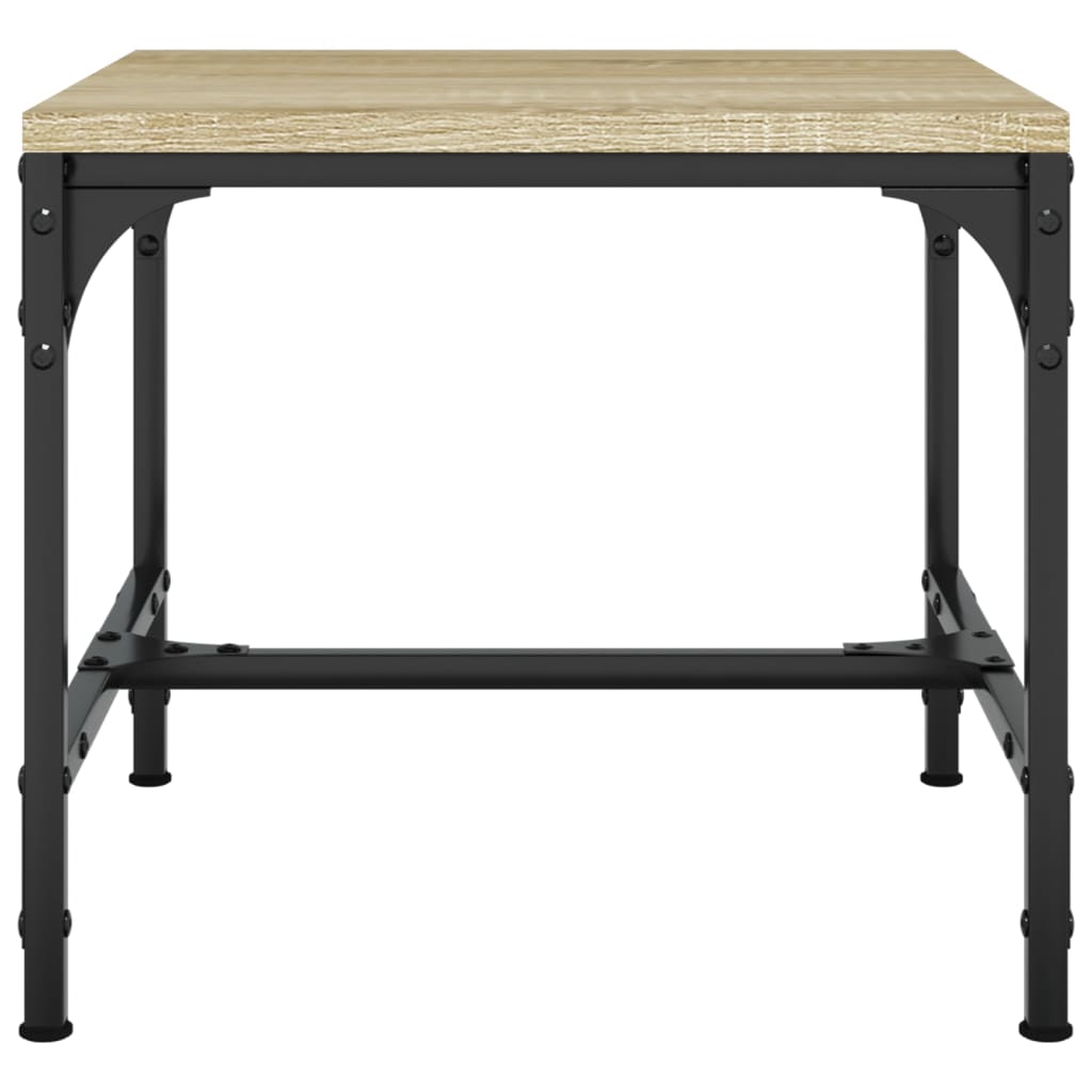 Bijzettafels Bewerkt Hout Kleurig 2 40 x 40 x 35 cm Sonoma eiken