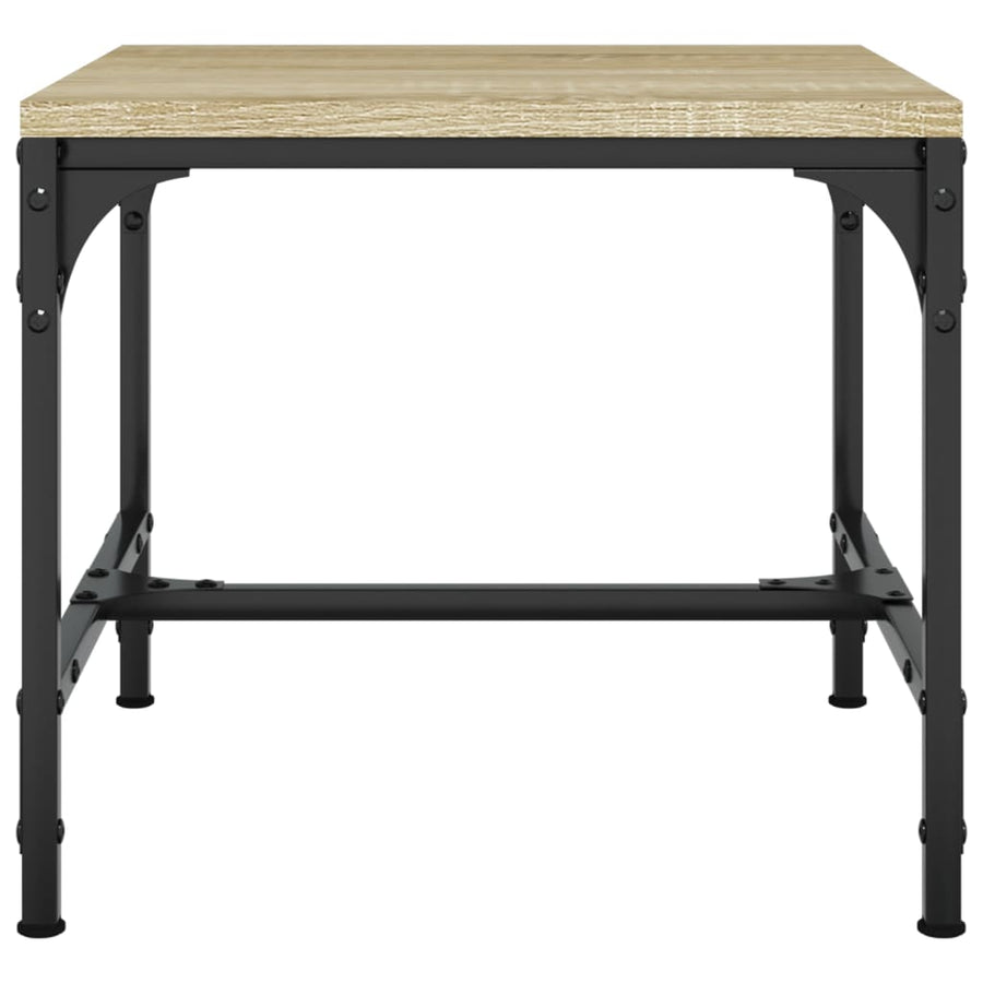 Bijzettafels Bewerkt Hout Kleurig 2 40 x 40 x 35 cm Sonoma eiken