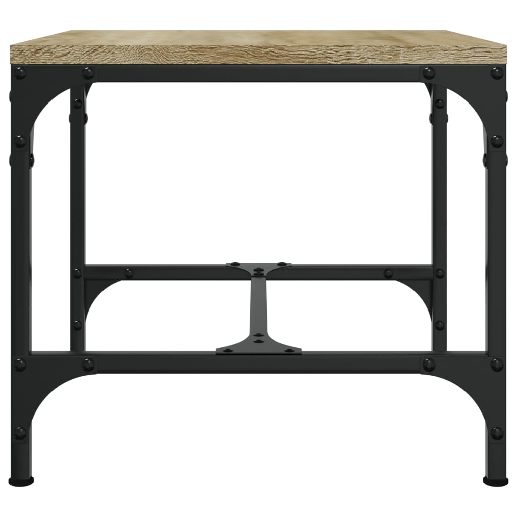Bijzettafels Bewerkt Hout Kleurig 2 40 x 40 x 35 cm Sonoma eiken