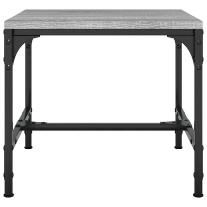Bijzettafels Bewerkt Hout Eiken 2 40 x 40 x 35 cm Grijs sonoma