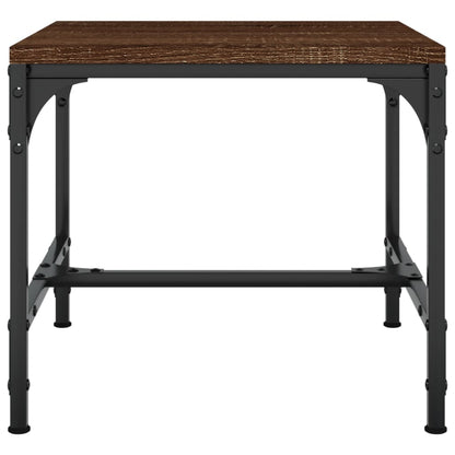 Bijzettafels Bewerkt Hout Bruineiken 2 40 x 40 x 35 cm bruin eikenkleur