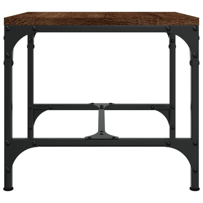Bijzettafels Bewerkt Hout Bruineiken 2 40 x 40 x 35 cm bruin eikenkleur