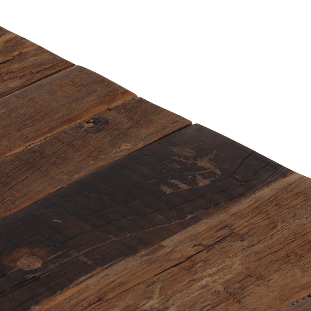 Salontafel Roestvrij Staal En Massief Biels Kleurig Goud Hout