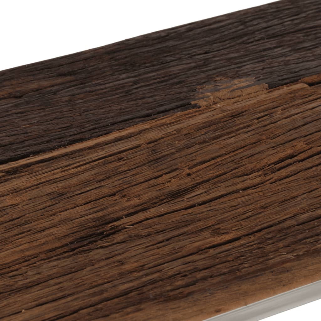 Wandtafel Roestvrij Staal En Kleurig Zilver Massief bielshout