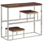 Wandtafel 90x30x70 cm roestvrij staal bielshout