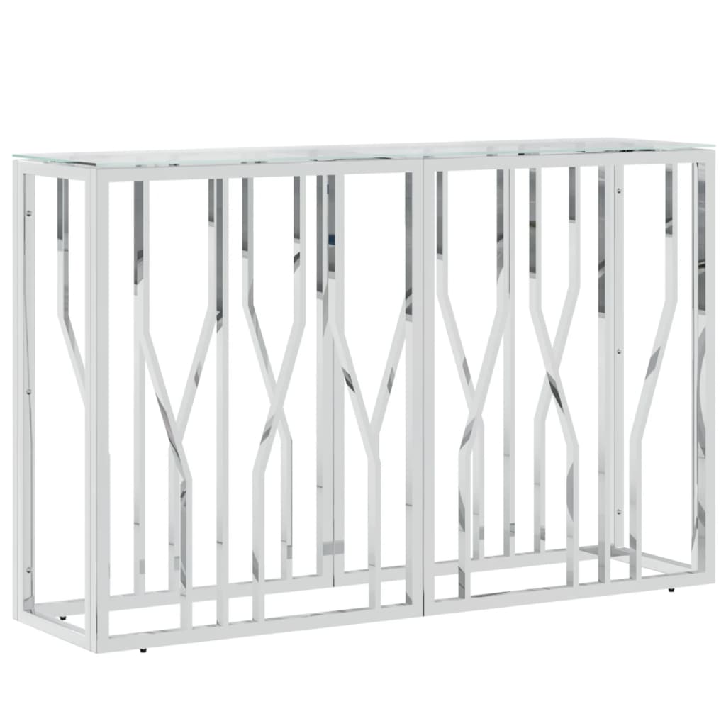 Wandtafel 110X30X70 Cm Roestvrij Staal En Glas