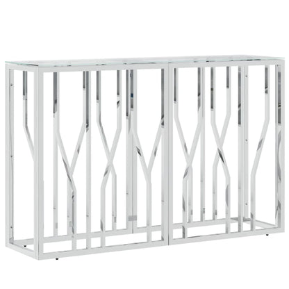 Wandtafel 110X30X70 Cm Roestvrij Staal En Glas