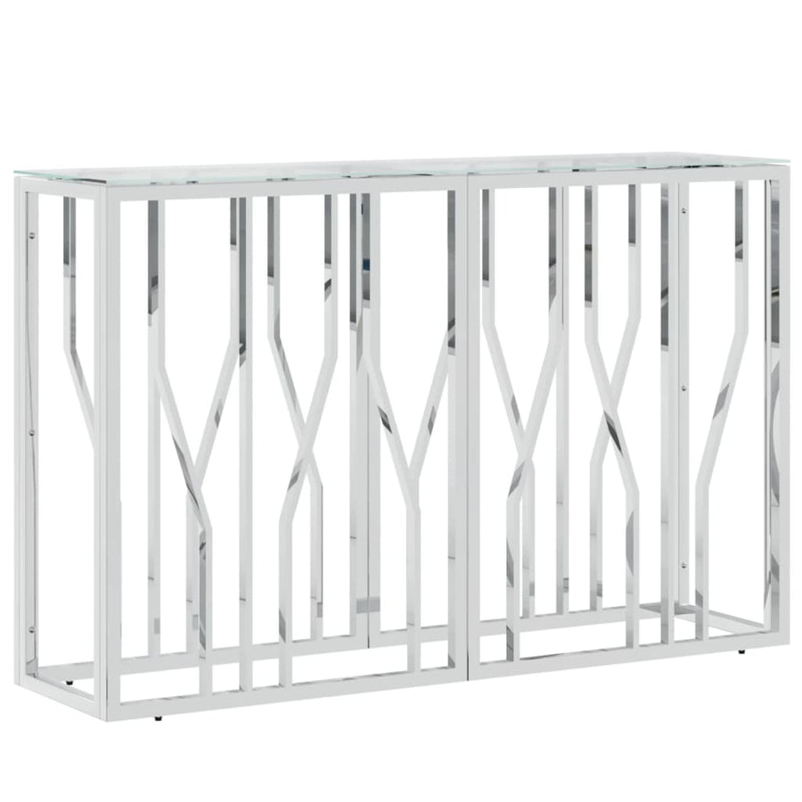 Wandtafel 110X30X70 Cm Roestvrij Staal En Glas
