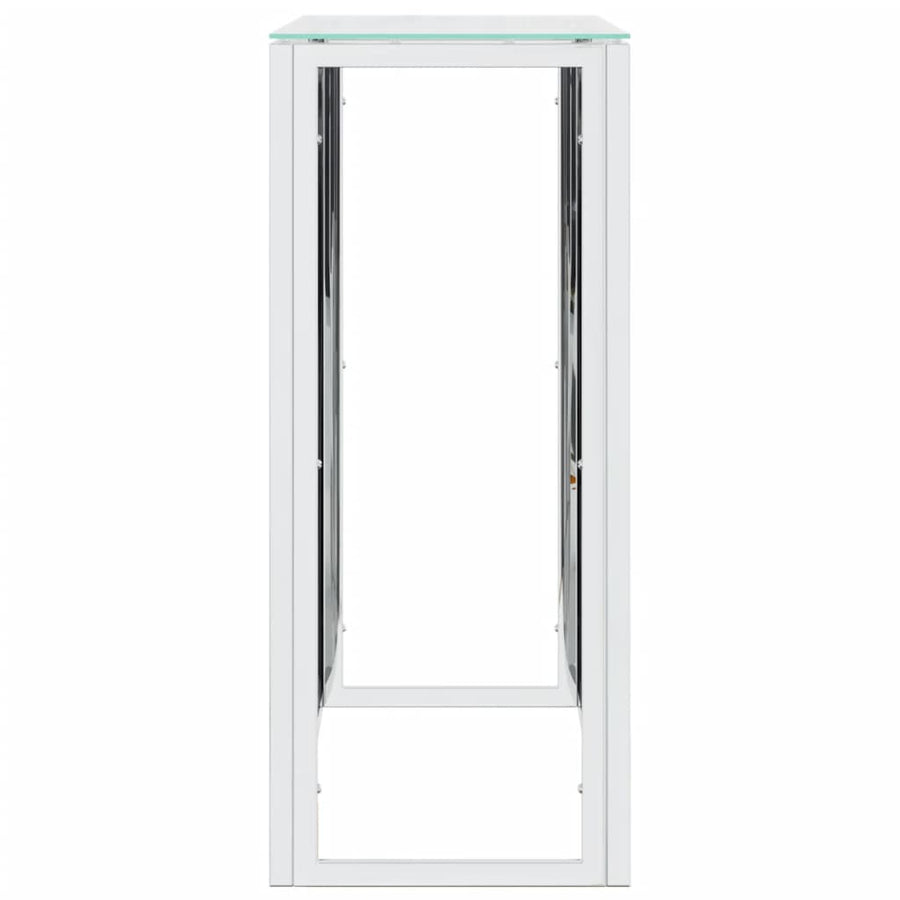 Wandtafel 110X30X70 Cm Roestvrij Staal En Glas