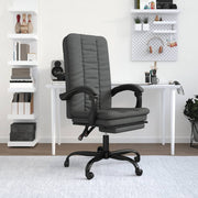 Kantoorstoel 63x56x110.5-120 cm donkergrijs stof