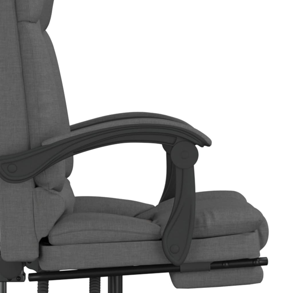 Massage Relaxfauteuil voor op kantoor donkergrijs stof
