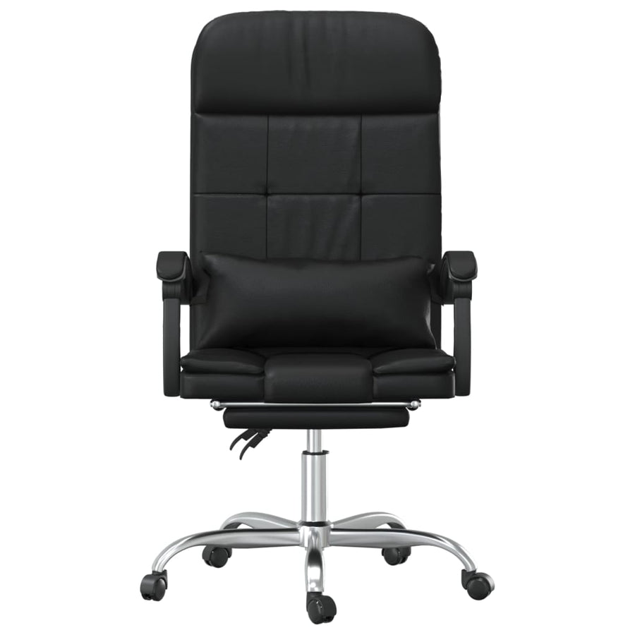 Massage Relaxfauteuil voor op kantoor zwart kunstleer