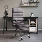 Massage bureaustoel grijs kunstleer