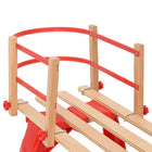Slee rugleuning multiplex rood 98.5x16x0.22 cm