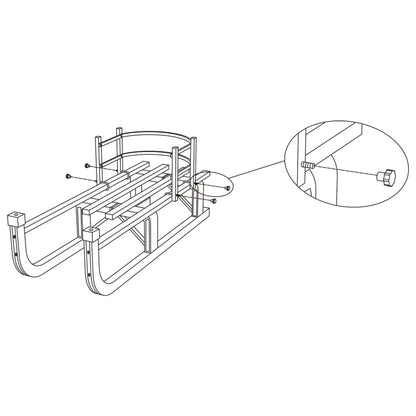 Rugleuning Voor Slee Multiplex Rood