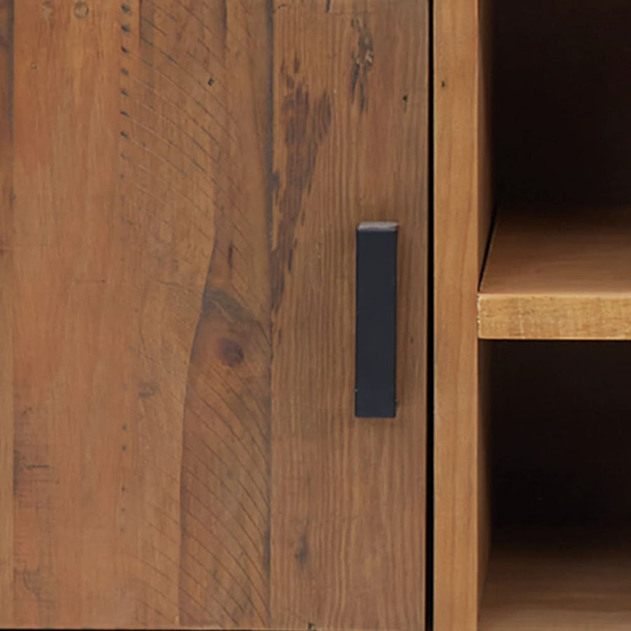Tv-Meubel Massief Grenenhout 110 x 35 x 48 cm Bruin