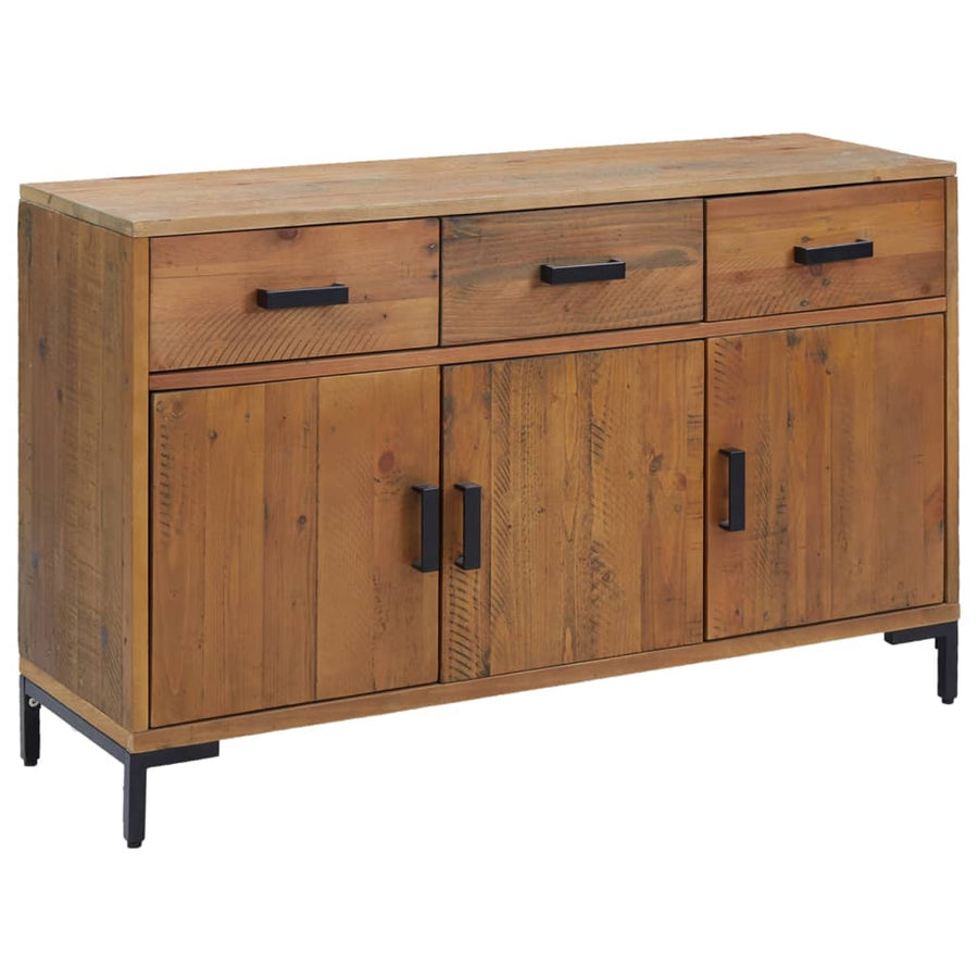 Dressoir 110x35x70 cm massief grenenhout bruin